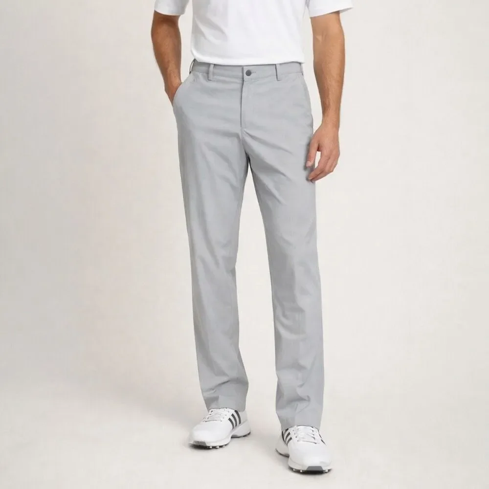 Adidas ClimaLite Golf Pants Mens 34x32 Gray Performance Flat Front‎